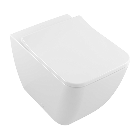 Чаша для унитаза приставного Villeroy & Boch Venticello 4613R001 альпийский белый