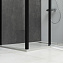 Душевой уголок Allen Brau Priority 3.31003.BBA + 3.31021.BBA 90x100 черный браш - фото 5