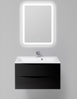 Мебель для ванной BelBagno Marino MARINO-800-2C-SO-NL-P + BB800/450-LV-MR-AST 80 nero lucido