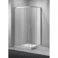 Душевой уголок BelBagno Sela SELA-AH-2-120/90-P-Cr 120x90 рифленое стекло