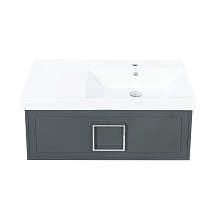 Тумба под раковину La Fenice Cubo FNC-01-CUB-G-90 Grigio серый матовый