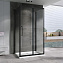 Душевой уголок ABBER Schwarzer Diamant AG30150BH-S75B-S75B прозрачное/черный - фото 2
