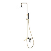 Душевая стойка Boheme Q 148-GB золото/черный