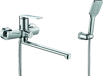 Смеситель для ванны и душа RUSH Bering BE5535-51 хром