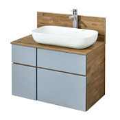 Тумба под раковину Aquaton Мишель 1A256801MIX30 80 дуб рустикальный/фьорд