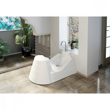 Акриловая ванна Radomir Вуду 1-01-0-0-1-165  120х80 для омовения