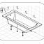 Каркас для ванны Santek Касабланка М 1WH501541 150х70 - фото 2