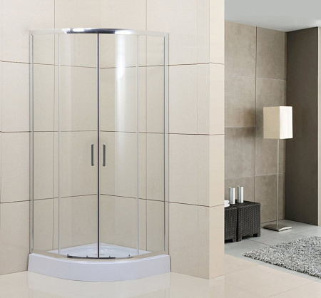Душевой уголок BelBagno Uno UNO-195-R-2-90-C-Cr прозрачное стекло