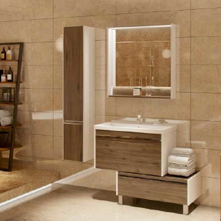 Тумба Aquaton Капри 1A231103KPDB0 80 таксония темная