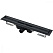 Душевой лоток AlcaPlast APZ1BLACK-650 с опорами, черный матовый