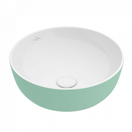 Раковина Villeroy & Boch Artis 417943BCW3 43х43 см, Mint мятный