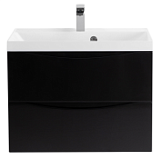 Тумба под раковину BelBagno Marino MARINO-700-2C-SO-NL-P 70 nero lucido