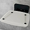 Сиденье для душа Ravak Ovo-B OVO-B II OPAL/BLACK B8F0000060 откидное, матовая/черный