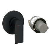 Смеситель Hansgrohe Rebris E 72658670 для душа, черный матовый