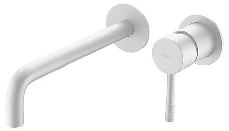 Смеситель Boheme Uno 465-MW для раковины, белый матовый