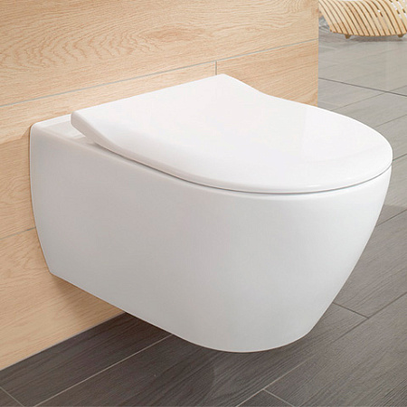 Крышка-сиденье Villeroy & Boch Subway 2.0 9M78S101 SlimSeat с микролифтом