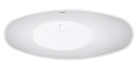 Акриловая ванна ABBER AB9233MB 184x79 черный матовый