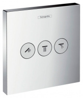 Переключатель потоков Hansgrohe ShowerSelect Trio/Quattro 15764000 для душа, хром