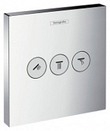 Переключатель потоков Hansgrohe ShowerSelect Trio/Quattro 15764000 для душа хром Переключатель потоков Hansgrohe ShowerSelect Trio/Quattro 15764000 для душа хром