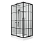 Душевая кабина Niagara Standart ST100/80/15QL/KL/BKT 100x80x225 черный матовый/прозрачный клетка - фото 7