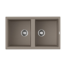 Кухонная мойка Omoikiri Tedori 86-2-SA 51x86x20 бежевый