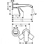 Смеситель Hansgrohe Vivenis 75050700 для раковины, белый матовый - фото 2