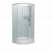 Душевая кабина Frank F400/1 White 100*100 без крыши, белый Душевая кабина Frank F400/1 White 100*100 без крыши, белый