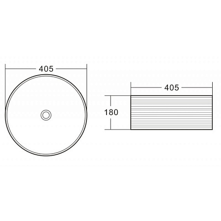 Раковина BelBagno BB1406 40 см белая
