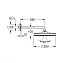 Верхний душ Grohe Tempesta 250 CUBE 26682000 хром - фото 2