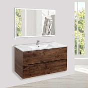 Мебель для ванной Vincea Mia VMC-2MC100RW 100 подвесная, 2 выкатных ящика, R.Wood