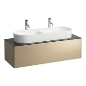 Тумба под раковину Laufen Sonar 4.0547.1.034.140.1 120 золото/черный мрамор