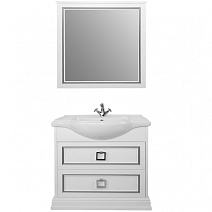 Мебель для ванной Tessoro Foster TS-F9065-C-W-S 65 белый с патиной серебро Мебель для ванной Tessoro Foster TS-F9065-C-W-S 65 белый с патиной серебро