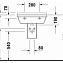 Полупьедестал для раковины Duravit Starck 3 0865150000 - фото 2