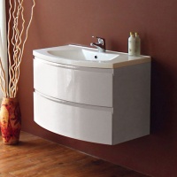 Тумба с раковиной BelBagno Prospero 80 bianco lucido