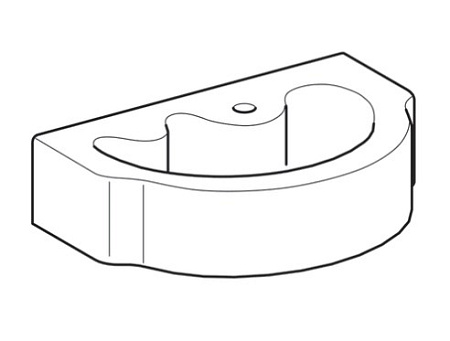 Раковина Geberit Bambini 326060000 60 см белая