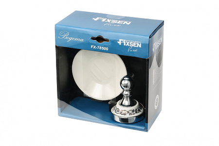 Мыльница Fixsen Bogema FX-78508 хром/белый