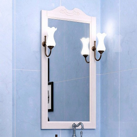 Зеркало Opadiris Клио Z0000003246 50 белёный бук (Белый, Weiss)