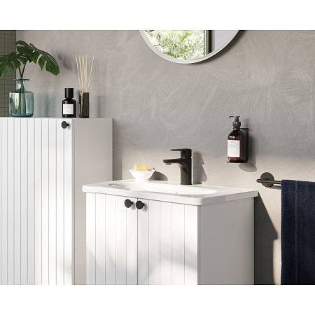 Смеситель VitrA Root Round A4270636EXP для раковины, черный матовый