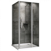 Душевой уголок ABBER Sonnenstrand AG04100S-S100 прозрачное/хром