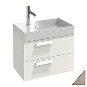 Тумба под раковину Jacob Delafon Rythmik EB1300-E10 60 см, 2 ящика, квебекский дуб