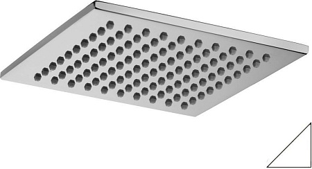 Верхний душ Paffoni Syncro ZSOF075BO белый матовый