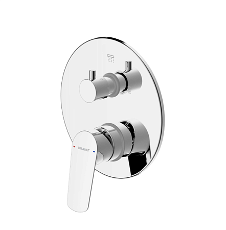 Смеситель Bravat Rhein PB8429564CP-2-ENG для душа, хром