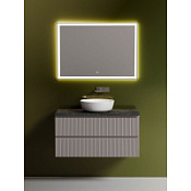 Мебель для ванной со столешницей Sancos Snob T 100 SNT100SM+TT100A1 Doha Soft/Black Sky