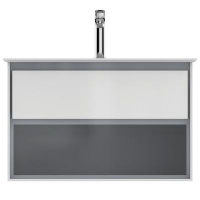 Тумба с раковиной Ideal Standard Connect Air E0827KN 80 1 ящик, бело-серая