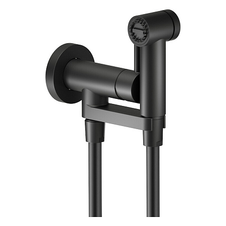 Гигиенический душ со смесителем Nobili AV00600BM черный матовый