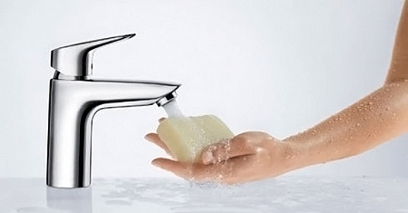 Смеситель Hansgrohe Logis 71100000 для раковины, хром