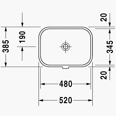 Раковина Duravit Happy D.2 0457480000 48