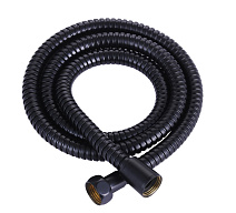 Душевой шланг Cezares CZR-FMM-180-NOP черный матовый