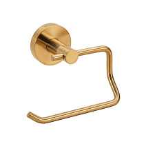 Держатель туалетной бумаги Bemeta Sablo 160112042 без крышки, золото матовое Держатель туалетной бумаги Bemeta Sablo 160112042 без крышки, золото матовое
