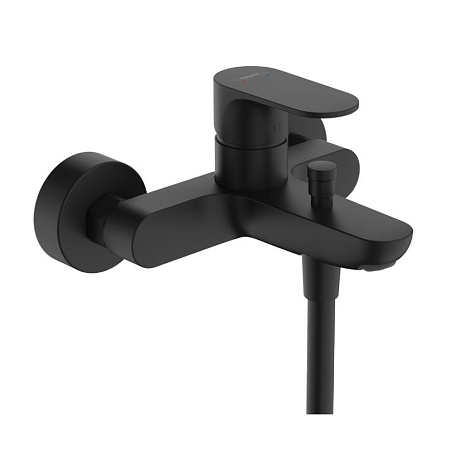 Смеситель Hansgrohe Rebris S 72443670 для ванны, черный матовый